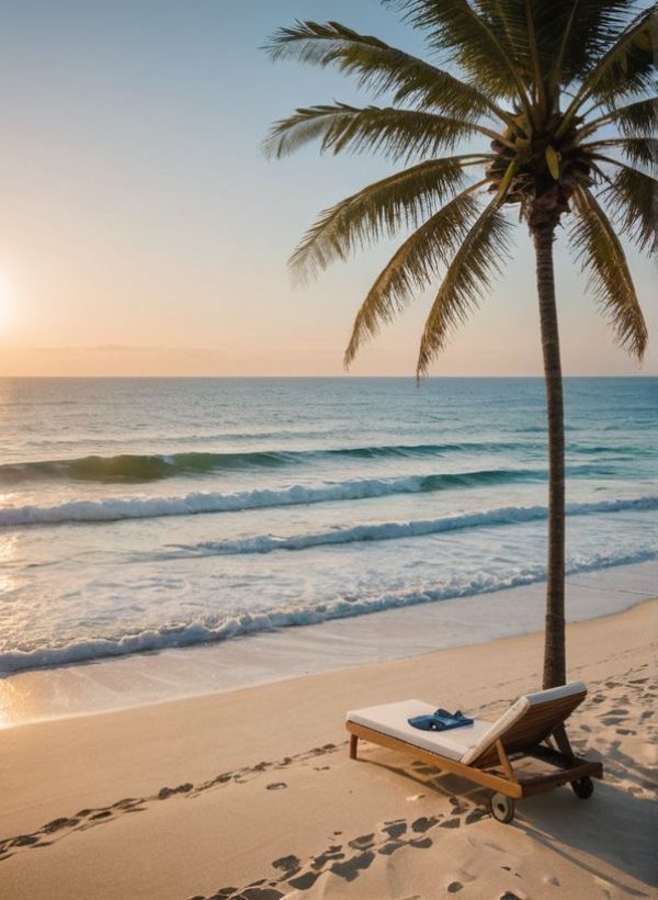 a green working space with laptop, notes, plants, computer